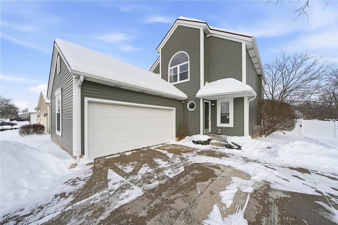 Located near the end of a quiet cul-de-sac, this home offers both privacy and a welcoming sense of community. From the moment you enter, you’ll appreciate the open feel and abundance of natural light throughout. The beautifully updated eat-in kitchen is a true heart-of-the-home space, featuring modern cabinetry, granite countertops, soft-close drawers, and updated lighting, perfect for both casual mornings and gathering with family and friends. The adjacent family room offers a cozy wood-burning fireplace, creating a warm and welcoming place to unwind. Upstairs, the primary suite feels like a peaceful retreat with vaulted ceilings, generous closet space, and a bright picture window. The en-suite bath has been tastefully updated with a beautiful vanity and modern finishes. Two additional bedrooms provide comfortable flexibility, including one with a charming built-in bench that adds both character and function. The partially finished basement adds valuable living space for a playroom, media room, or home office, along with an unfinished area ideal for storage and laundry. Step outside to enjoy the large deck overlooking a fully fenced backyard which is deal for entertaining, pets, or quiet evenings at home. With an attached two-car garage and a layout designed for real life, this home offers comfort, space, and the perfect backdrop for its next chapter. Contingent upon seller closing on the home of their choice, actively looking.