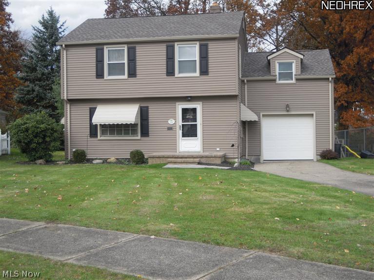 Wooden storage shed, small creek to rear of lot. Newer Roof and siding/2-3 years. New custom stone front porch.  Close to shopping, Mill Creek Park, schools and 10 minutes from highway access.