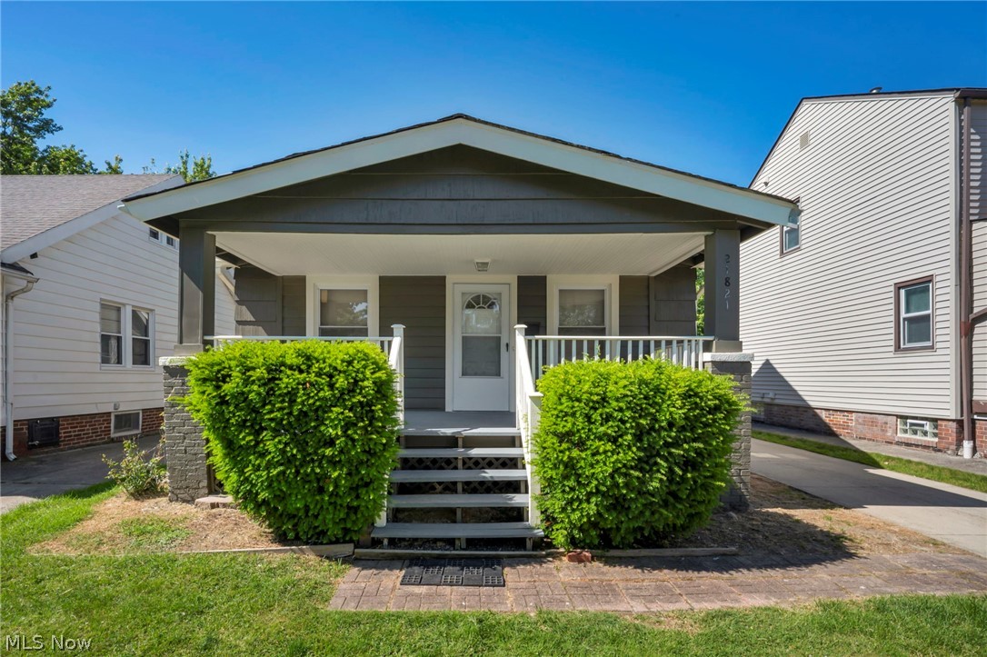 Welcome home to this charming and beautifully updated three bedroom home that is move-in ready! From the moment you arrive, you'll fall in love with the inviting oversized front porch, the perfect place to enjoy your morning coffee or unwind after a long day. The exterior has also been freshly painted! Inside, you'll find a turnkey home with brand-new carpet and paint throughout, and a bright, welcoming layout filled with natural light. The spacious living area offers comfortable everyday living with a fireplace, while the well-maintained kitchen provides a nice amount of counterspace and includes appliances! The first floor also offers connivence of a full bathroom next to two of the bedrooms.  Upstairs, is newly finished and perfect for a master bedroom with a walk-in closet or loft space! Downstairs is an open basement great for a hangout space or storage. There is also a separate area for laundry and a half bath! Outside, enjoy a nice-sized yard with plenty of room for entertaining, pets, or gardening. For added peace of mind, the home is POS compliant and ready for its next owner! Conveniently located close to shopping, dining, parks, schools, and major highways, this adorable home combines comfort, updates, and location all in one package. Whether you are looking for a first home, somewhere to downsize or a fantastic investment property at a great price, this one is perfect for all!