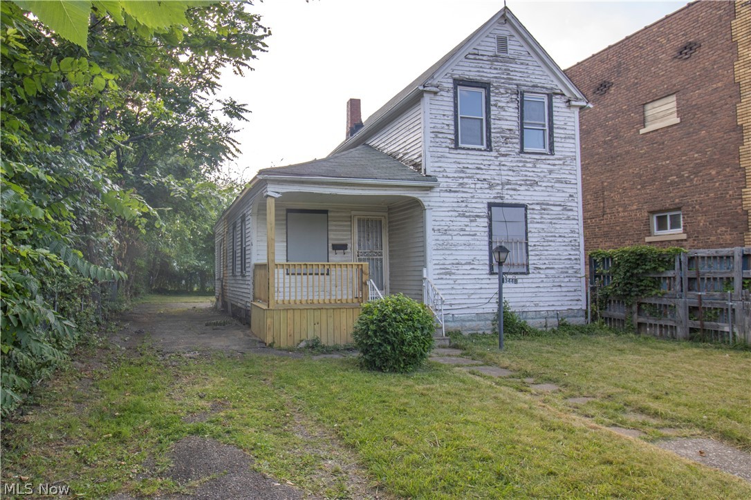 Welcome to your next project at 3448 E 149th St conveniently nestled in the east side of Cleveland OH, just a few streets from Shaker Heights. Have your crew bring this home back to it's glory!