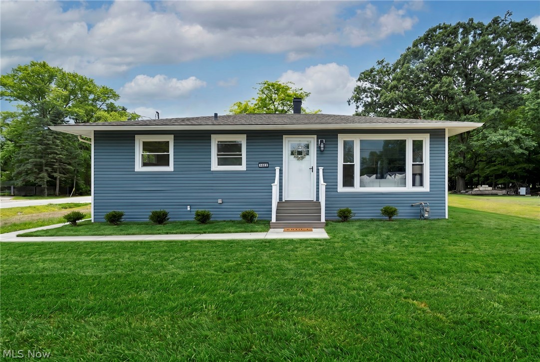 Completely renovated from top to bottom in 2026, this stunning Brunswick ranch is the definition of move-in ready! Nestled on a spacious corner lot, this home has been transformed with extensive updates inside and out. Exterior improvements include all-new siding, windows, driveway, walkways, professional landscaping, a newly planted front lawn, front and rear entry doors, garage doors, front and rear steps, and basement block windows. The generous lot provides plenty of room to enjoy outdoor activities, entertain guests, or simply relax in your own outdoor space. Step inside to find a beautifully redesigned interior featuring all new flooring throughout the entire home, including the finished basement, new interior doors, and all new light fixtures inside and out. The fully renovated kitchen showcases new cabinetry, a stylish backsplash, and a full suite of brand-new appliances that stay with the home. The bathroom has been completely remodeled with modern finishes and fixtures. Major mechanical updates include a new furnace, new central air conditioning unit, and new thermostat, providing comfort and efficiency for years to come.
The finished basement adds valuable living space and offers endless possibilities for a recreation room, media room, home office, or fitness area. A rare detached 3-car garage provides plenty of room for vehicles, tools, equipment, and hobbies. Conveniently located just minutes from Brunswick Lake Park, Mapleside Farms, shopping, dining, schools, and major highways, this home combines modern updates with an ideal location. With virtually every major component updated in 2026, this is a rare opportunity to own a truly turnkey home in Brunswick. Simply unpack and enjoy!