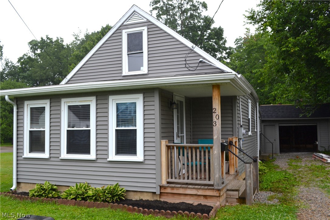 Move right into this thoughtfully updated 1-bedroom, 1-bath home nestled on a quiet street on nearly a quarter-acre lot! This charming home offers comfortable living with modern updates while maintaining its inviting character. Enjoy a spacious, separate laundry area, plus a convenient mudroom featuring floor-to-ceiling storage for exceptional organization. The detached garage provides additional storage or workspace, while the generous backyard offers plenty of room for gardening, entertaining, or relaxing. An additional 200 sq. ft. of unfinished attic space offers excellent potential to be finished into a home office, hobby room, guest space, or expanded living area. Whether you're a first-time buyer, downsizing, or looking for an investment opportunity, this move-in ready home is one you won't want to miss! New roof, siding, flooring, interior walls, bath and kitchen all updated in 2022.