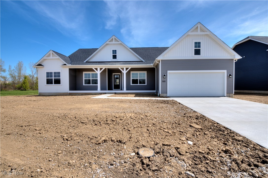 Welcome to The Fremont II, a thoughtfully designed 1,866 sq ft ranch home offered in the Cold Creek community in Sandusky. Designed for modern, one-level living, The Fremont II offers a layout that balances comfort, flexibility, and everyday functionality. With three well-proportioned bedrooms and two full baths, this home provides generous living space while maintaining an easy, open flow. A covered front porch adds welcoming curb appeal and creates the perfect place to enjoy the neighborhood. Inside, the open-concept great room connects seamlessly to the island kitchen, creating an inviting setting for both daily living and entertaining. A dedicated dining room and home office offer purposeful spaces that adapt to today’s lifestyles whether working from home, hosting family gatherings, or enjoying quiet moments of routine. A full basement and two-car garage provide ample storage and future possibilities, while multiple exterior elevation options and curated interior finish selections allow you to bring your vision to life and create a home that feels distinctly yours. Set within the peaceful Cold Creek community, you’ll enjoy a residential setting with convenient access to Lake Erie’s shoreline, downtown Sandusky, dining, recreation, and everyday conveniences. Buyers may also benefit from the City of Sandusky residential tax abatement program, adding long-term value to a smart investment. Whether you’re looking for space to spread out or a home designed for effortless living, The Fremont II delivers comfort, flexibility, and timeless appeal backed by a builder warranty and designed for the way you live today. Build this plan on this lot, or explore additional homesites and design opportunities within Cold Creek. *Photos are for illustrative purposes only; elevations, exterior details, and finishes may vary