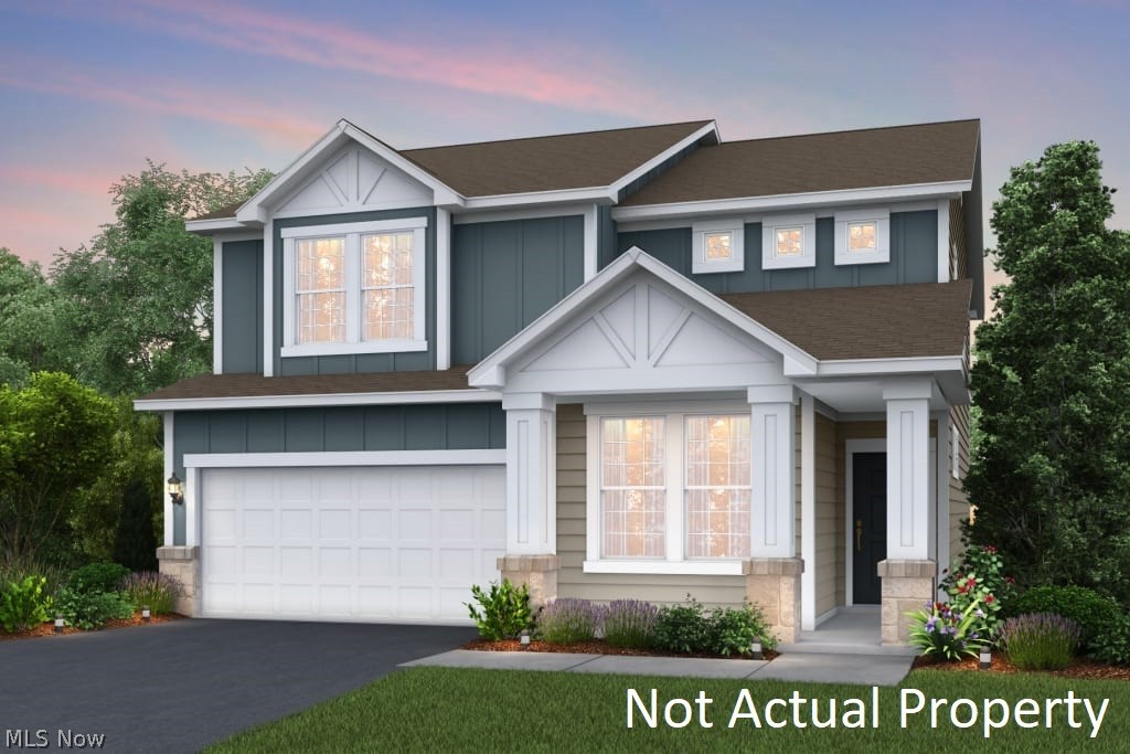 ESTIMATED COMPLETION BY THE END OF NOVEMBER. This is a fantastic new 4 bed 2.5 bath home at Parkside. The kitchen has a stainless gas oven, a 42'' white lillian cabinets, quartz counters, pendant lighting and a tile wall backsplash. The owners bath has 35'' cabinets, a quartz counter and an enclosed toilet room. An additional 3 bedrooms, 1 full bath, a loft and laundry room round out the 2nd floor. The entry level has an eating space off the kitchen, a great room, a flex living space and a 2 car garage with an extension. Parkside is located just minutes from shopping, dining and entertainment options. Interior photos are of a model, not the actual property. Put this home on your must see list!