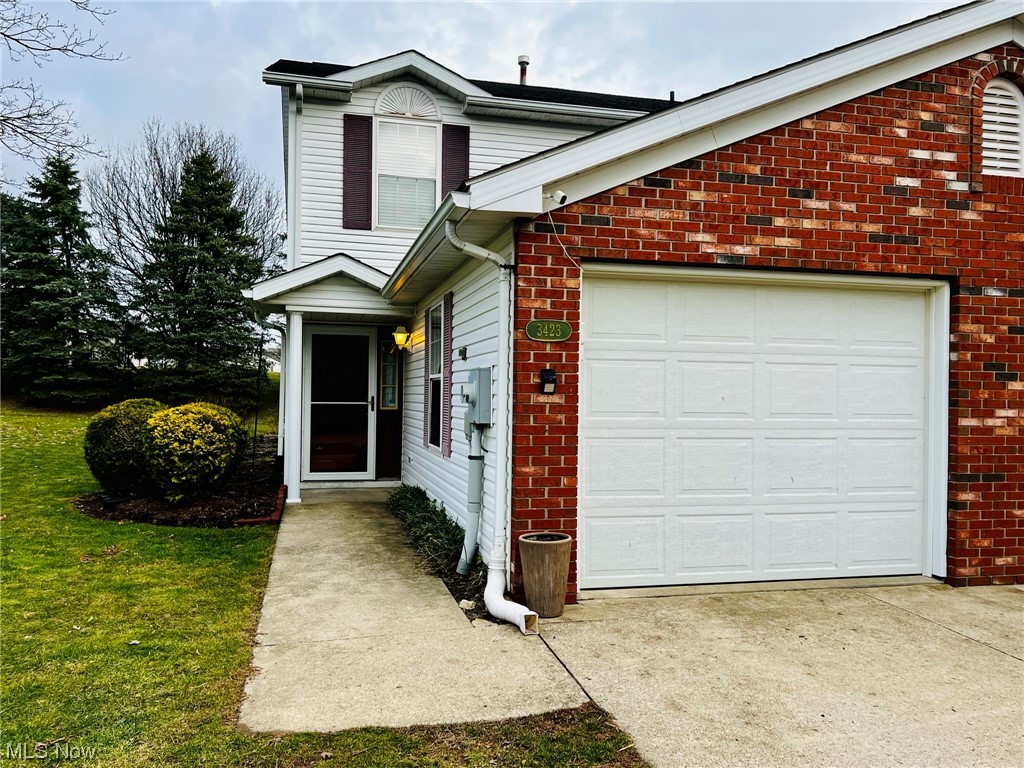 Well-maintained end unit condo in Wooster's north end!  Recent updates include furnace and central air, hot water heater, flooring in kitchen and both baths, exterior doors, garage door opener and most kitchen appliances.  Freshly painted throughout.  Upon entering the home you will find a fully applianced kitchen and dining area.  As well as an updated 1/2 bath and laundry room with access to the 1 car garage.  This condo was built with storage in mind.  Every room has large closets with additional storage space.  Just down the hall from the kitchen you will enter the open living room with sliding glass doors leading to a private rear patio for your gardening delight.  Upstairs the master bedroom is sure to please with 2 large closets and access to the full bath.  The secondary bedroom and recently updated full bath round out the 2nd floor.  HOA maintains the exterior of the home, lawn care and snow removal.  All the work has been done!  Contact your favorite Realtor today before this
