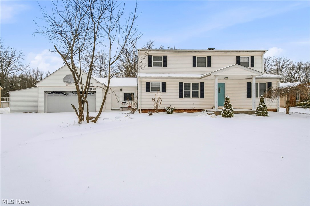 Welcome to this beautifully maintained and impressively spacious 5-bedroom, 3-full-bath Colonial set on nearly an acre in the heart of North Olmsted. Offering over 2,200 sq ft of living space plus a partial finished basement, this home blends classic charm, modern updates, and exceptional indoor–outdoor living.

The main level features an inviting open-concept layout with luxury vinyl flooring, a bright living room with a decorative wood-burning fireplace, and a well-appointed kitchen with ample cabinetry and prep space. Two first-floor bedrooms and a full bath create flexible options for guests, multigenerational living, or a home office. All appliances are included, providing added convenience for the new owner.

Upstairs, you'll find three generously sized bedrooms, a versatile loft, and a full bathroom. 

The finished basement expands your living options even further—offering a large family room, bar, laundry area, a full bathroom, and a versatile bonus room perfect for a workshop, gym, or hobby space.

Outside this property sits on a .96 acre lot, the backyard provides a rare level of space and privacy—perfect for gatherings, backyard games, firepit nights, gardening, and the opportunities are truly endless.

Additional features include a two-car garage with an attached shed and direct access to the breezeway leading into the home, and a rear garage door for easy access to the yard. 

Conveniently located minutes from shopping, dining, parks, schools, and highway access, this home offers the perfect blend of space, comfort, and location.
