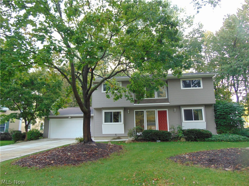 Great mentor Location with easy access to Freeways, shopping & schools***This contemporary colonial offers 4 bedrooms. 2.5 baths, kitchen w/dinette, formal dining, living room, family rm w/fireplace & sliders to 10x32 deck overlooking a beautiful treed back yard***Walk out basement offers 20' family rm, 12x20 extra rm (could be 5th bdrm, ofc, etc) and laundry room***Windows, roof, & siding approximately 10 years old***Carpet in basement, stairwells and hall just a few months old***Some cosmetic updating needed, use your own personal touches to make this your new home