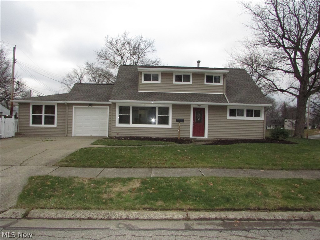 Completely updated cape on a cul de sac street.  This home has new siding, roof, windows, kitchen, carpet, paint, flooring, electric, and more.  The eat in kitchen has new cabinets, counter tops, flooring, fixtures, and paint.  The yard is fenced, garage is heated, and so much more.  POSSIBLE LAND CONTRACT/LEASE OPTION.