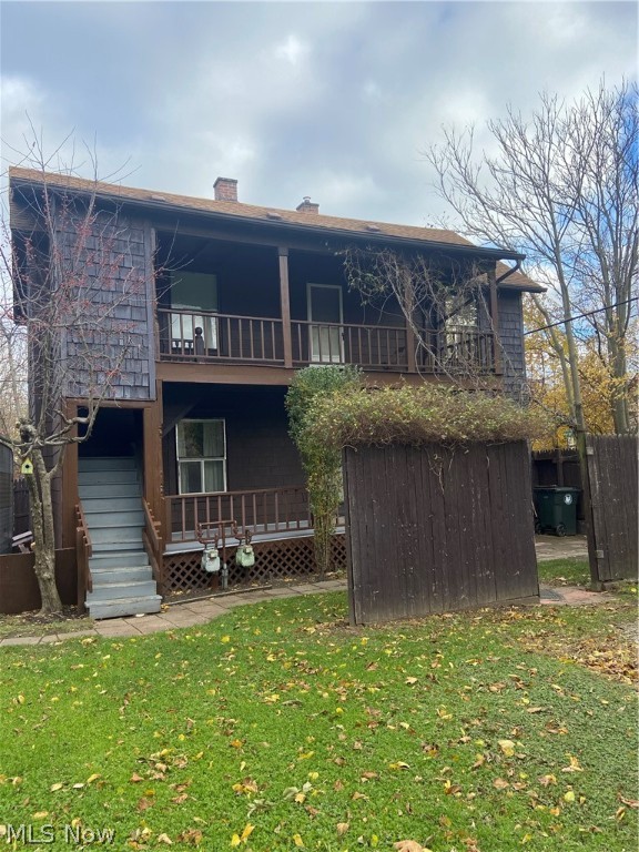 Attention investors!  Great opportunity here!  Very well cared for, two unit up and down duplex!  Super clean and freshly painted throughout!  Each unit features a nice large porch, spacious living room, kitchen, bath and two bedrooms.  Roof is 5 years old.  Both furnaces 10-15 years old and serviced regularly.  Hot water tanks are 2 years old. Large, clean, full basement under home with plenty of storage space.  Move in ready!  Each unit can easily rent for $400 or more per month plus utilities.  Very solid home here! Cash only.  As-is.  Call today for a private showing!