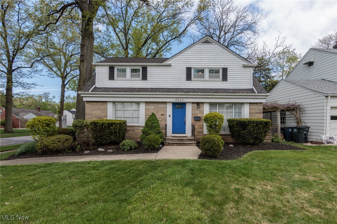 This charming, move-in-ready home offers modern updates with timeless appeal. Nestled on a picturesque street, it features a stylish kitchen with stainless steel appliances, granite countertops, and an inviting eat-in area with hardwood flooring. An impressive addition with stunning windows that flood the space with natural light—perfect for relaxing or entertaining. Both full bathrooms have been tastefully renovated. The living room showcases beautifully refinished hardwood floors and a cozy fireplace, adding warmth and character. Upstairs, you'll find a spacious primary bedroom with a large closet. The partially finished basement offers extra living space to entertain. Step outside to enjoy the brick patio, ideal for outdoor gatherings. Updates include sump pump (2023),  furnace (2023 with a 10 year warranty) and fresh paint throughout, making this home truly turnkey. Conveniently located near shopping, dining, and easy access to I-271—don’t miss this gem!