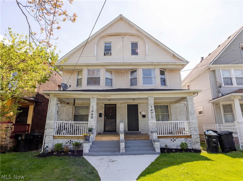 FULLY OCCUPIED 10 bedroom duplex in the heart of the thriving University Circle area!! This high performing duplex currently generates almost $65K in annual GROSS INCOME and over $55K in NET INCOME  yielding a 11.12% CAP RATE (details available upon request).  With strong cash flow and a premium location that is within minutes to CWRU (CWRU Safe Ride stop is only a few houses away), and convenient to University Hospitals, Cleveland Clinic, VA and Cleveland Institute of Music in an area that is GROWING in demand, this remodeled duplex is the perfect addition to any portfolio. The FURNISHED right side of duplex is currently fully leased by the room to students through August 15, 2026, generating $3130/mo. in rent.  The left-side duplex features the same spacious 5 bedroom/2 bath layout and is occupied by a great, long-term CMHA-assisted family that has been in place for 8 years.  The left side unit currently generates $2269/mo. with the tenant responsible for only $81/mo. There is also potential for a CMHA rent increase this November, adding more upside to this already strong-performing asset. Extensive capital investments ensure low-maintenance ownership in future: new roof (2024), new hot water heater on left side (2025), right side gutted and remodeled – new everything – bathrooms, kitchen, floors, walls, appliances, lighting and fixtures (2024), entire front porch rebuilt (2026), landscaping renovation (2026), left side gut renovated (2017). This is a standout opportunity for investors seeking IMMEDIATE CASH FLOW, strong rental history and long-term appreciation potential in one of Cleveland’s hottest rental areas.  Don’t miss out on this perfect blend of guaranteed, recession-proof CMHA income and the premium pricing power of furnished student housing! Property will transfer with a valid Lead Safe Certificate.