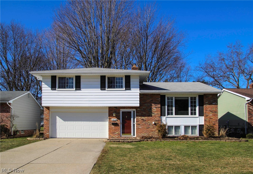 Well maintained split in the sought after ABC Streets of Solon. Bright, updated and spacious, this is the home you've been looking for! Updates include renovated bathrooms, newer stainless steel appliances, finished lower level, whole house insulation, heated garage, new AC, new electrical panel, new HWT and so much more! Upon entry you are greeted with a bright and spacious living room complete with newer windows and wood-like vinyl flooring. The open kitchen features newer flooring, appliances, faucet and overlooks the dining room. This level also features a renovated half bath. Upstairs you will find a master suite complete with a newly designed master bathroom. The master bathroom features his and her sinks, a tiled shower with rain head and a great sized closet! Also on the this level are 2 additional great sized bedrooms with hardwood floors and a newly renovated hall bath! The lower level has recently been finished and features wood-like vinyl flooring and loads of built-in. Als