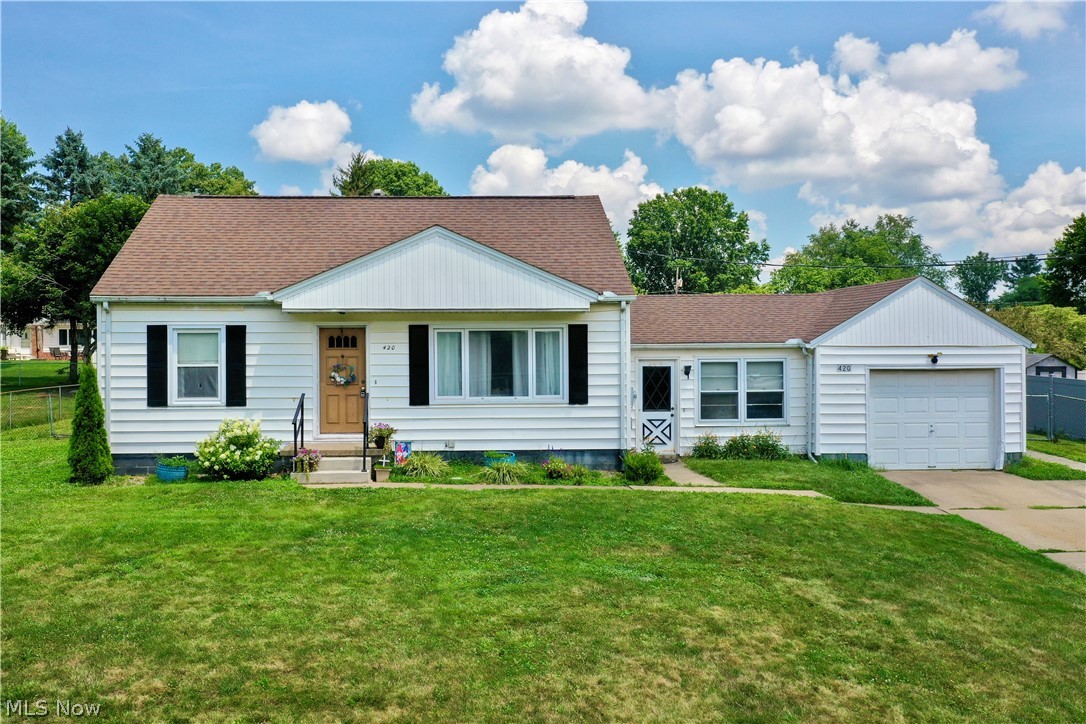 Welcome to 420 Stuart St NW; a cozy bungalow with tons of potential in the highly rated Jackson LSD! Located minutes from from Route 21, and accessible to anything you need, including parks, restaurants, and shopping, this three bedroom home features an updated kitchen with granite countertops and newer cabinets, a large back patio, fully fenced in backyard, a basement waiting to be finished, and many updated mechanics. Roof (2017), new electric panel (2025), HWT (2020), AC (2017). Call your favorite agent for a private showing!