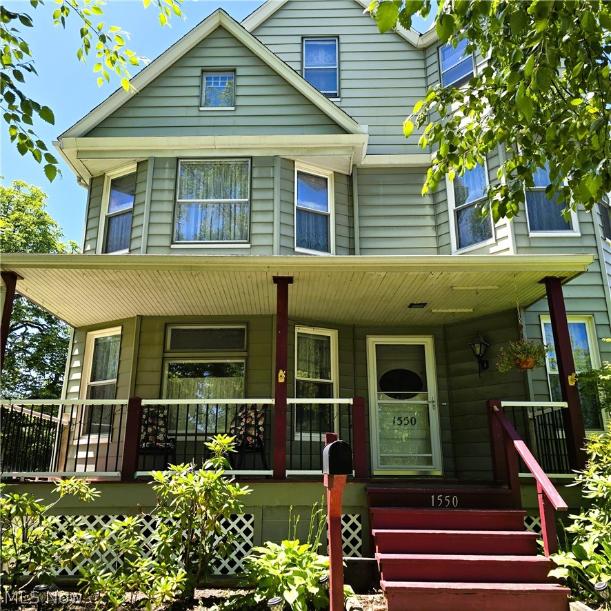 Be first or be sorry! Incredible charm and character! Easy to show! Immediate possession. Beautiful hardwood floors. Double stairs to bedrooms. Eat-in kitchen has pantry, bay window for plenty of natural light and all appliances staying. Family room has fireplace. Living room with ample bookcases and wall of windows. Third story has huge walk-up attic divided into three rooms. Basement has glass block windows, laundry room and workshop. Extra big covered porch. Oversized three + car garage built in 1985. Privacy fence along Franklin Street. Attached Ranch "little house" has one bedroom, living room, kitchen, full bathroom and a covered patio. Separate gas and electric is perfect for a family member. Includes one year home warranty!