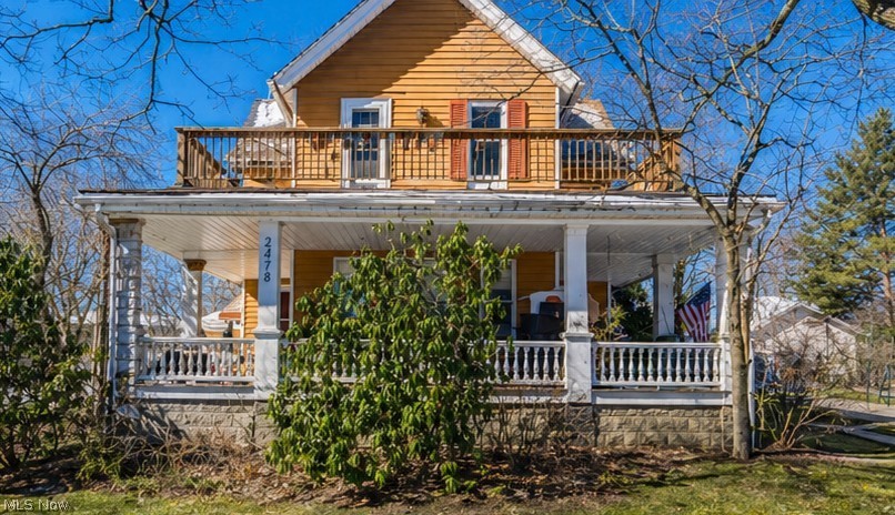 Welcome to 2478 Richmond Rd., Beachwood, a rare opportunity to own a 1910 landmark farmhouse filled with timeless charm and character. This 4-bedroom, 3 full bath colonial offers 2,576 sq. ft. of living space and is set back off the road on nearly a half-acre with mature trees, providing privacy and a peaceful setting.



The home features a huge eat-in kitchen with an abundance of cabinetry and a pantry, along with a spacious living room with hardwood flooring. Charming architectural details are found throughout, including a beautiful wraparound covered front porch—perfect for relaxing or entertaining. Additional highlights include a three-car detached garage and a fully equipped in-law suite in the lower level, complete with its own bedroom, family room, kitchen, and full bathroom.



The property is in need of TLC, but offers great bones and incredible potential for restoration. With its historic character, generous lot size, and prime Beachwood location, this home presents an outstanding opportunity for buyers looking to restore a classic farmhouse or create a truly special residence.



Bring your vision and make this historic beauty shine once again!