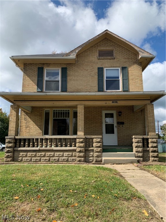 Nice 2 story with original woodwork in a great location! Large living room, dining room, kitchen with all appliances, beautiful built in cabinet in kitchen could be refinished and made into a showpiece! Nice sized bedrooms and mudroom in back! Shed stays. Nice sized yard! Selling as is, but home does have newer windows, furnace, AC and hot water tank! Lots of charm and potential! Could be a great rental or updated for your family! Ready to sell.