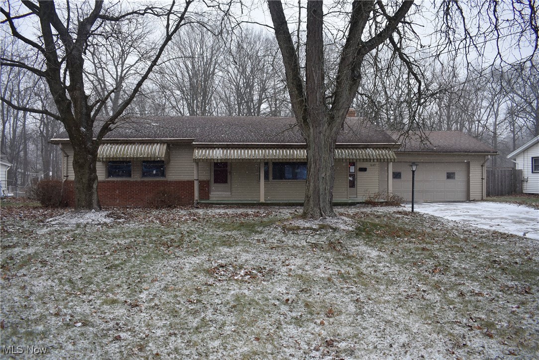 Ranch home with 3 bedrooms and 1 full bath. 2 car heated attached garage, enclosed patio, and chain link fence in backyard. Property sold as is. No guarantees. No warranties. Must be pre-approved or show proof of funds.