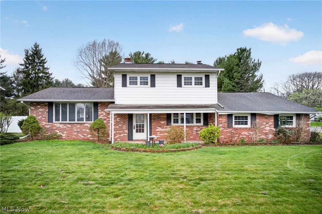 Welcome home to this 4 level split with the lower level that walks out level to the garage, front porch and rear patio unlike most split levels that are below grade.  There is a lot of living space here and it is in a great Jackson Township location, centrally located within minutes to North Canton, Green, Massillon and Canal Fulton but in a quiet neighborhood with street lights. Jackson Park is close by with an amphitheater, pickleball, baseball fields, large 1 mile walking trail and playground.  This home has been well cared for and is ready for its new owners. Updates include: Roof 15yrs, AC 2 yrs, windows have been replaced, water softener 6/8 yrs, garage door 5 yrs, Dishwasher 5 yrs, Microwave 1 yr., patio and driveway about 6 yrs.  Basement carpet and lvt flooring in kitchen and dinette brand new.  This home sits on almost a 1/2 acre and has a nice level yard and large driveway for extra parking.