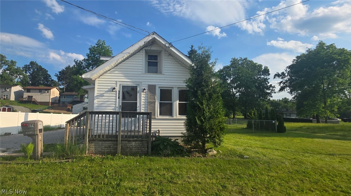 Don't miss your chance to own this charming Barberton home situated on a double lot with a large detached 2-car garage! The home offers a living room, dining room, kitchen, bedroom, full bath, and a sunroom that provides valuable additional living space.

Enjoy the spacious deck overlooking the backyard and the added room that comes with the extra lot, giving you plenty of outdoor space to enjoy.

Recent updates include updated electrical, new flooring, fresh paint, an updated bathroom, a roof installed in 2017, and a new hot water tank in 2026. All appliances stay, making this home move-in ready for its next owner.

Schedule your private showing today!