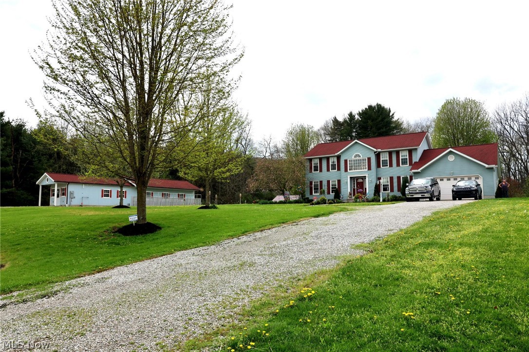 Welcome to this spacious and versatile 2-story home offering over 3,400 square feet of comfortable living space on 2 peaceful acres in a prime country setting. Located on a quiet road yet just minutes from town, this property combines privacy, convenience, and endless potential.
Inside, you’ll find a thoughtfully designed layout featuring 3 bedrooms and 2.5 baths, along with a formal dining room perfect for hosting gatherings. The home offers multiple living areas including a finished basement and an expansive sunroom, providing plenty of room to relax, entertain, or enjoy year-round natural light.
Step outside and take in the open space, complete with a hot tub for unwinding and scenic surroundings ideal for outdoor living. A whole-house generator ensures peace of mind in every season.
A standout feature of this property is the custom-built dog kennel, offering a rare income-producing opportunity for breeding, boarding, or other animal-related ventures.
Perfectly situated near some of the area’s top attractions, you’ll love being just a short drive from Mohican State Forest and Pleasant Hill Lake, making this an excellent option for outdoor enthusiasts or even a potential vacation investment property.
This unique property offers space, flexibility, and opportunity—all in a highly desirable location. Don’t miss your chance to own something truly special!