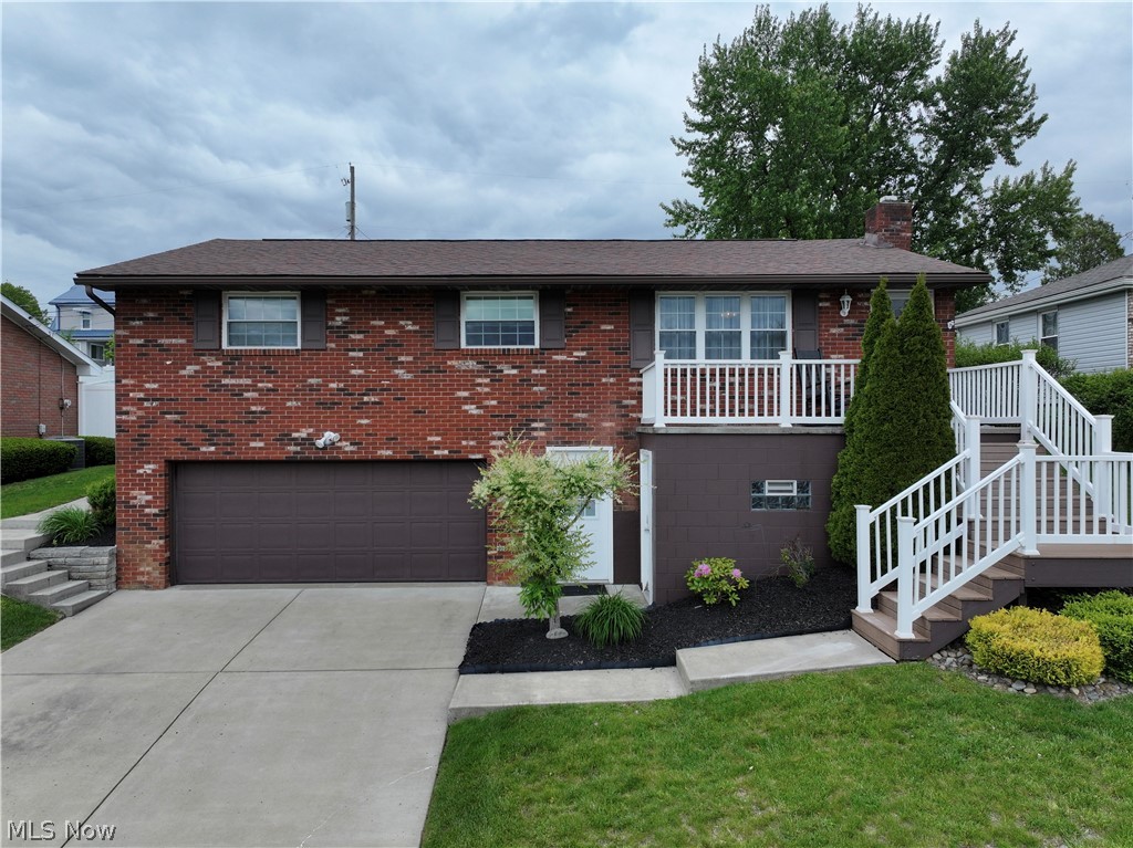 One look through the front door and you’ll feel right at home! This beautifully maintained home welcomes you with stunning hardwood floors throughout the main living areas and stylishly updated kitchen and baths. Major updates have already been taken care of for peace of mind, including a new roof (2017), gas furnace (2020), HWT (2025), and central A/C (2021). The inviting family room just off the kitchen features elegant French doors that open to a spacious Trex deck and patio area—perfect for relaxing or entertaining. The charming front porch also features low-maintenance Trex decking with vinyl accents and railings for lasting curb appeal. Step outside and enjoy a backyard built for gatherings, complete with white vinyl privacy fencing and plenty of space to entertain family and friends. Need extra living space? The bonus room in the basement can easily serve as a 4th bedroom and is paired with a full bath and an exceptionally clean, oversized laundry area.
Don’t let storage be a worry! This home has it everywhere! A finished crawl space with abundant storage, a large two-car garage with extra room to spare, a dedicated storage area beneath the porch for lawn equipment, and an adorable backyard shed with electricity. Located in the heart of Steubenville, this beautiful home offers comfort, space, and convenience all in one package. Don’t wait—Call to schedule your showing today!