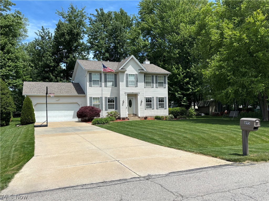 Welcome Home to This Turn-Key Colonial in Painesville Township!
Nestled on a quiet cul-de-sac street, this beautifully updated 4-bedroom, 2.5-bath Colonial offers the perfect combination of comfort, style, and convenience. Built in 1997 and meticulously maintained, this move-in-ready home is ready for its next owners to enjoy.
Step inside to find a freshly painted interior featuring all-new, professionally installed 20-mil luxury vinyl plank flooring throughout the main level. The spacious floor plan includes a convenient first-floor laundry room and an updated kitchen with stunning quartz countertops. Quartz surfaces also enhance two of the home's bathrooms, adding a touch of modern elegance. The upstairs features a master bedroom with a walk-in closet and large bathroom, 3 additional bedrooms with another full bathroom.
The partially finished basement provides additional living, recreation, or workspace options, while outside you'll discover a backyard designed for relaxation and fun. Enjoy summer days on the freshly stained deck overlooking a crystal-clear 24-foot above-ground pool. The beautifully landscaped yard, lush lawn, and charming playhouse complete this inviting outdoor retreat.
Location is everything, and this property delivers easy freeway access, walking distance to restaurants, neighborhood parks, and the scenic Grand River. Plus, the shores of Mentor Headlands Beach are just a short bike ride away.
This immaculate home has been thoughtfully updated and lovingly maintained from top to bottom. Truly move-in ready—schedule your private showing today!