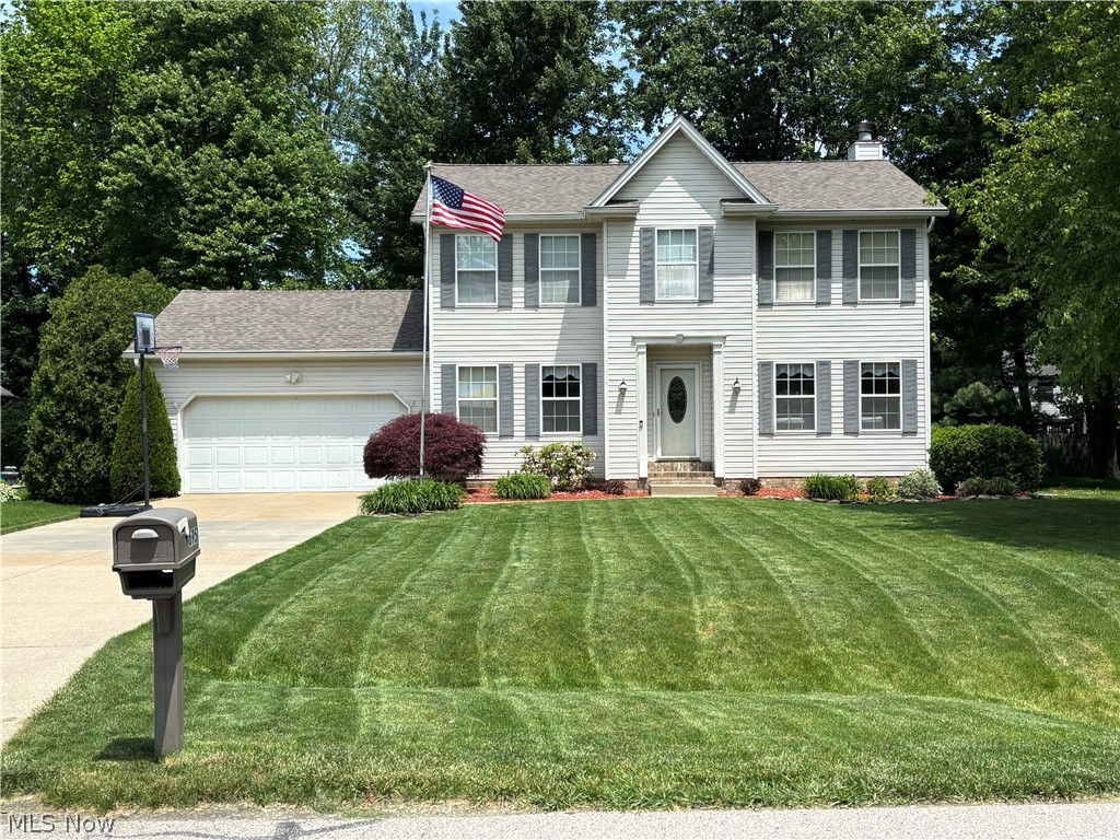 Welcome Home to This Turn-Key Colonial in Painesville Township!
Nestled on a quiet cul-de-sac street, this beautifully updated 4-bedroom, 2.5-bath Colonial offers the perfect combination of comfort, style, and convenience. Built in 1997 and meticulously maintained, this move-in-ready home is ready for its next owners to enjoy.
Step inside to find a freshly painted interior featuring all-new, professionally installed 20-mil luxury vinyl plank flooring throughout the main level. The spacious floor plan includes a convenient first-floor laundry room and an updated kitchen with stunning quartz countertops. Quartz surfaces also enhance two of the home's bathrooms, adding a touch of modern elegance. The upstairs features a master bedroom with a walk-in closet and large bathroom, 3 additional bedrooms with another full bathroom.
The partially finished basement provides additional living, recreation, or workspace options, while outside you'll discover a backyard designed for relaxation and fun. Enjoy summer days on the freshly stained deck overlooking a crystal-clear 24-foot above-ground pool. The beautifully landscaped yard, lush lawn, and charming playhouse complete this inviting outdoor retreat.
Location is everything, and this property delivers easy freeway access, walking distance to restaurants, neighborhood parks, and the scenic Grand River. Plus, the shores of Mentor Headlands Beach are just a short bike ride away.
This immaculate home has been thoughtfully updated and lovingly maintained from top to bottom. Truly move-in ready—schedule your private showing today!