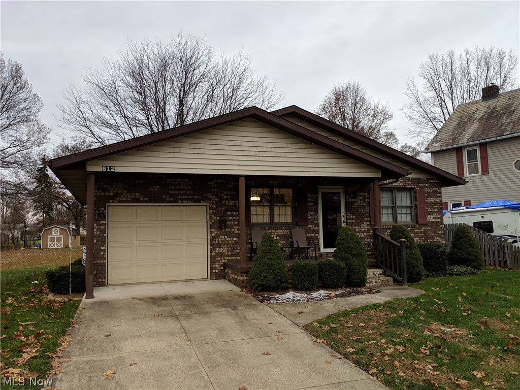 Brick and vinyl sided ranch home on .333 of an acre in the Dover area.  The home is comprised of 2-3 bedrooms, 2 full baths, a Mullet Cabinets kitchen, living room, dining room and rec room in the basement.  Attached to the home is single car garage and a 10x12 storage barn is in the back yard.  A good portion of the level backyard is fenced in.  A newer gas furnace and A/C unit.  Home will come equipped with (2) refrigerators, stove, deep freezer, washer and a dryer.  Schedule your private showing today.