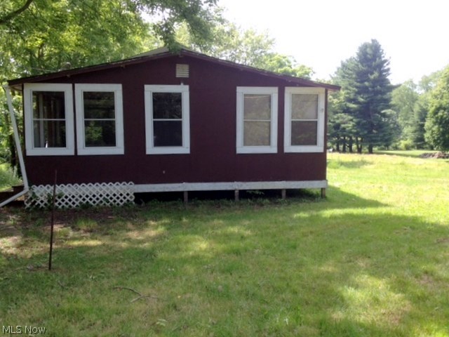 Canton South home has been freshly painted inside in every room (even the floors).  Well and Septic, sellers were getting ready to put stackable washer and dryer on first floor.  Pipes in great condition with all repairs recently made, front room recently wired.  Current owner is leaving drywall, insulation, widows and front door they bought for this home prior to their decision to sell.  This makes it easy to flip, use as a rental (current owners received $600 per month with long tenant history), live in it while you build your dream home ~ your only limitation is your imagination.   This 2 acre lot stretches to Rt 43 and comes complete with pole building.  Horses permitted.