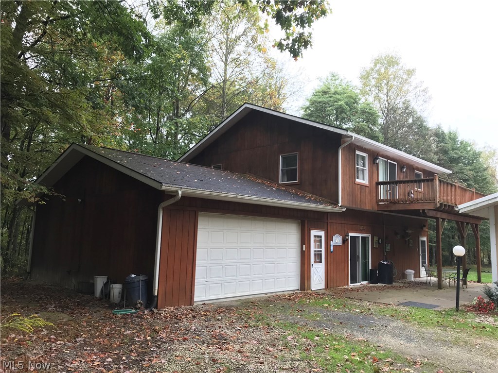 Private, 8.3+/- acre country setting!  2-3 bedroom, 1.5 bath raised ranch.  Oak trim throughout.  Sliding glass doors in the living room lead to the raised 24 X 8 deck.  Oak kitchen with pantry.  Granite counters in the full bath.  English chestnut trim in the master bedroom with cedar walk in closet and private access to the full bath.   2 car attached garage with opener.  Propane heat with electric baseboard for backup.  T111 siding on the home.    26 X 26 insulated garage with propane furnace.  12 X 12 & 12 X 8 storage barns with electric.  $2,500 floor covering allowance.  Seller is retaining mineral rights.  Taxes reflect the seller receiving a homestead credit of $293.54 annually.