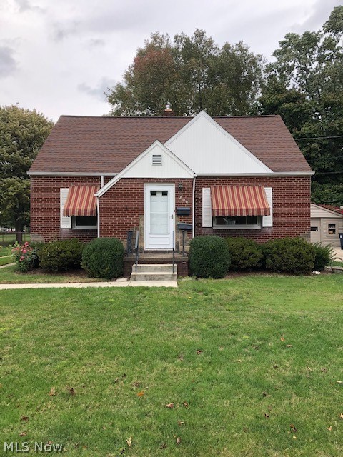 This is the one you have been waiting for. Don't miss your opportunity to make this well maintained Cape Cod your new home! Foyer entrance that opens into the living room with picture window. Fully applianced kitchen with eating area. Family room with wood burning fireplace and bay window that overlooks the back yard. Half bath on the first floor. Two bedrooms on the first floor with hardwood floors. Upstairs third bedroom with nice size closets and storage areas. Rec room with artificial fireplace and knotty pine paneling. Bonus office or craft room. Oversized two car garage. Treed back yard that backs up to the park.