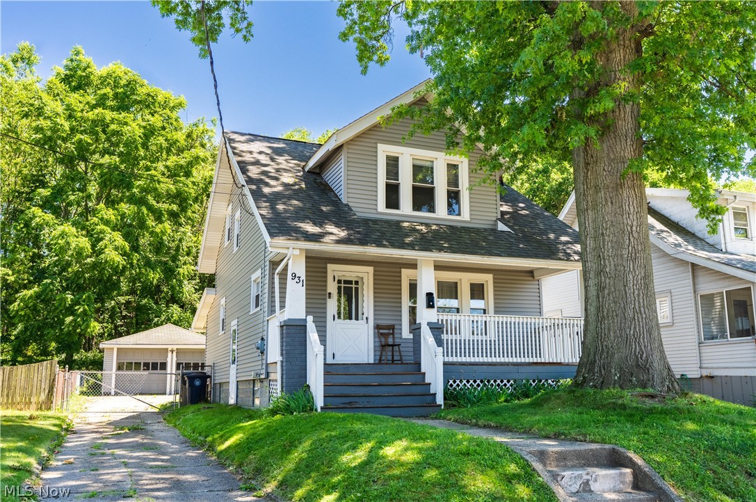 Welcome home to this charming and well-maintained 2-bedroom, 1-bathroom residence offering comfort, convenience, and plenty of space to enjoy. Step inside to discover a generously sized living room and formal dining room, providing the perfect setting for everyday living and entertaining guests. Relax with your morning coffee on the inviting front porch or unwind in the covered back porch overlooking the backyard.

The property features a detached 2-car garage along with ample driveway parking, making room for multiple vehicles and visitors. The full basement offers additional versatility with two partially finished rooms that could serve as a home office, hobby space, workout area, or recreation room.

Conveniently located with easy access to Route 8 North and South, commuting is a breeze while still being close to shopping, dining, and everyday amenities. Whether you're a first-time buyer, downsizing, or looking for an investment opportunity, this home offers outstanding potential and value. Schedule your private showing today!