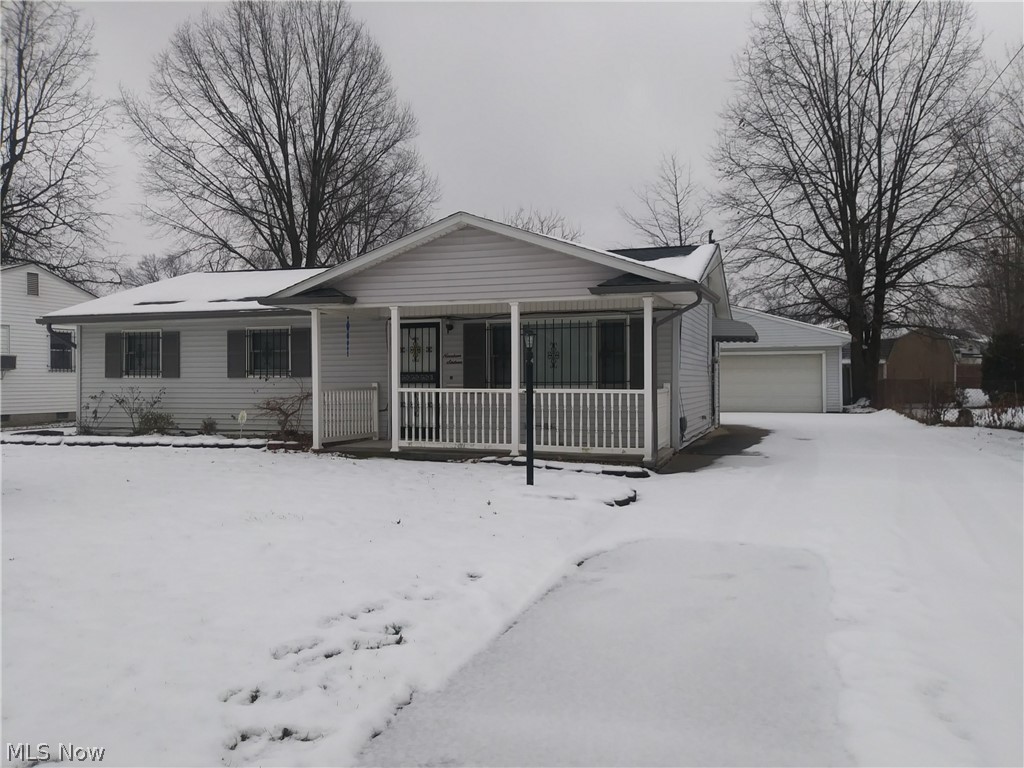 WELL MAINTAINED 3 BD RM RANCH WITH NEWER ROOF, SIDING, HEATING AND AIR. KITCHEN AND BATHROOM UPDATED, AS WELL AS APPLIANCES  THE GARAGE IS A TWO AND HALF WITH ATTACHED 10X10 SHED ENTRY THROUGH GARAGE, OR OUTSIDE DOOR, GREAT FOR STORAGE OR SOMEBODY WITH A HOBBY