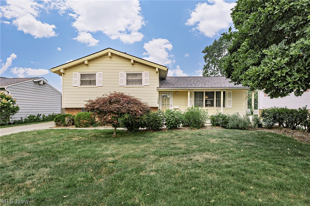 This immaculate split level in sought-after Mayfield Hts. shows true pride of ownership. Every detail has been cared for, and now, for the first time in 47 years, this home is ready to welcome its next family. Step inside and feel the warmth and quality that defines this home. The main level, featuring hardwood flooring, offers a generous living room that flows into the dining room, creating an open, comfortable space perfect for everyday living and entertaining.The updated ktchen has replacement cabinetry, granite countertops and a charming skylight that floods the space with natural light. The first floor family room is a true retreat with a sliding glass door (with retractable security shutters) opening to an awning covered, patio, your own private sanctuary ideal for relaxing, grilling, or hosting friends & family. A few steps down from the kitchen, the lower level reveals a nicely finished recreation room with premium laminate flooring. Versatile by design, this space offers potential for use as a 4th bedroom, complete with a closet and private exit door. A second full bathroom, off the adjacent laundry room also offers the option of multi-generational living or a private office. Ascend to the upper level with 3 bedrooms, showcasing beautifully refinished hardwood floors and a full bath. Both the house and the garage roofs were replaced in October, 2025. Beyond the front door, Mayfield Hts. offers exceptional amenities. The city park has a recently built, state-of-the art aquatic center and community center. The Wildcat Fitness Center offers additional exercise opportunites. The location is exteremely convenient, with easy access to a medical center, an array of shopping and dining options, key arterial roads and freeway access that puts the entire region within reach. Homes like this, with the level of care simply do not come along that often. Don't miss the chance to call this special property home.
