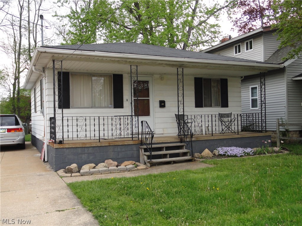 Lovely ranch with front room that is open to the kitchen creating a nice spacious living area. Welcoming big front porch. Neat , clean and well maintained. Nicely updated kitchen and bathroom.  2 bedrooms on the main level plus a rec room and two more finished rooms on the lower level. Basement waterproofed. Washer and dryer included. Large fenced yard with pretty lawn to enjoy. Pleasant neighborhood. Nice home.