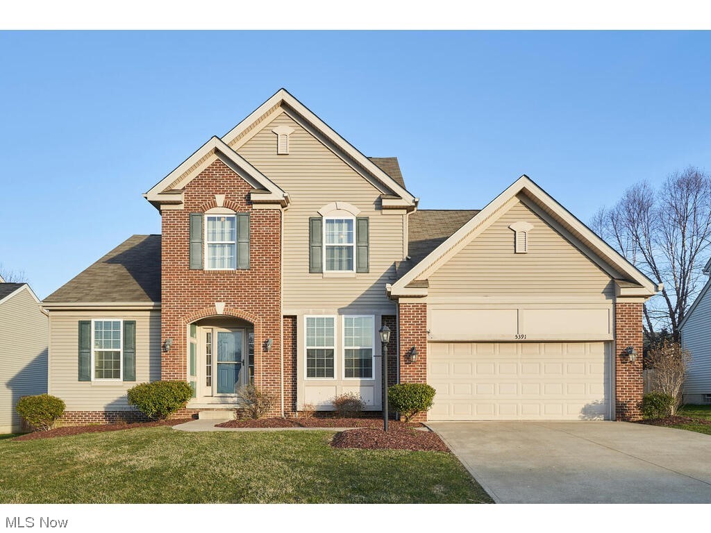 2008 Drees built home with first floor primary suite featuring vaulted ceilings, separate tub and shower and a large walk-in closet. Open floorplan with kitchen rolling into the living room with gas fireplace and eat-in kitchen space. Dining room, private office and laundry round out the first floor. One of the upstairs bedrooms features an oversized closet which could be used as an additional office or bonus room. 2 additional bedrooms up and a bathroom with double vanity. Fully fenced backyard features a composite deck, patio with firepit and shed. Basement plumbed for a bathroom.