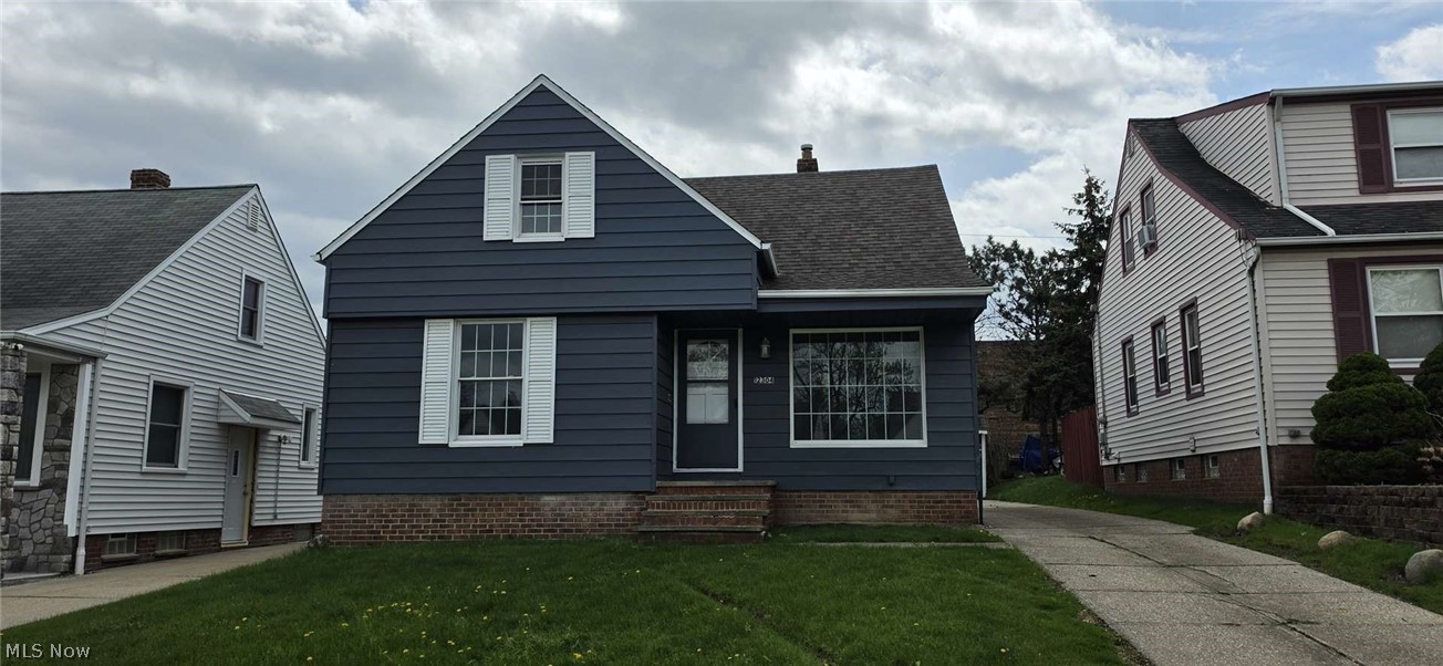Tons of potential in this partially updated cape cod in the heart of Garfield Heights!  2 bedrooms, an eat in kitchen and neutral paint colors on the main floor, upstairs you have a large bedroom and another full bathroom.  The partially finished basement has a full bath and laundry/utility area.  There is a 2 car garage and a partially fenced in back yard.