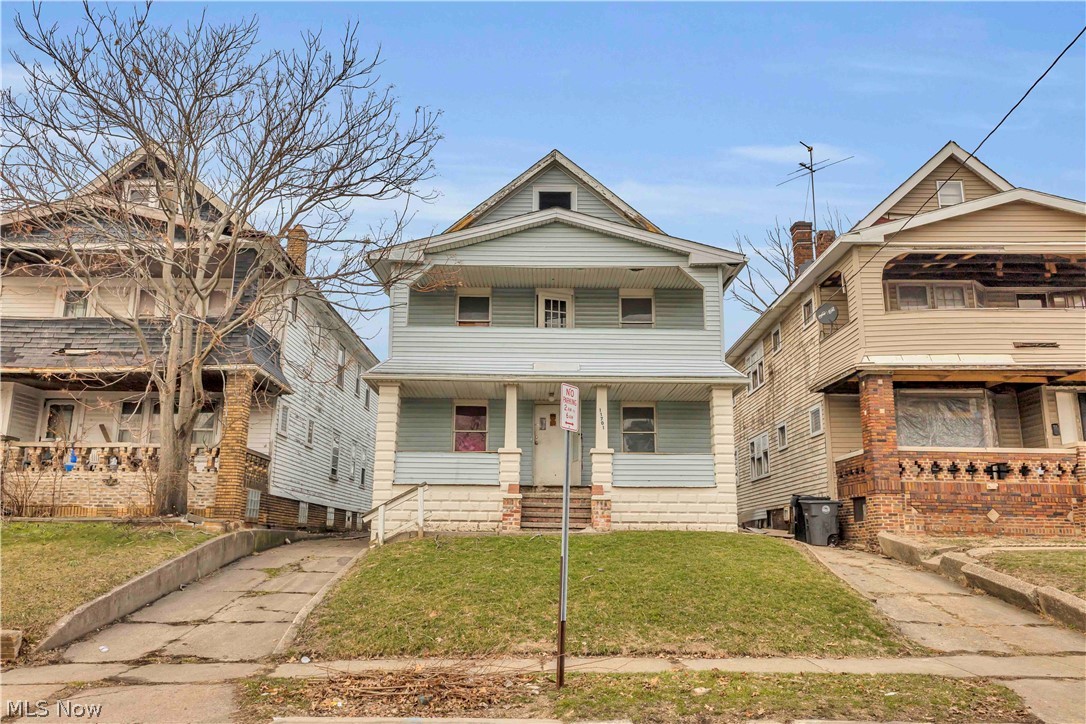 New roof, furnaces, and hot water tanks!  Large duplex ready for your finishing touches and ready to cash flow.  Off street parking and full basement for extra storage.