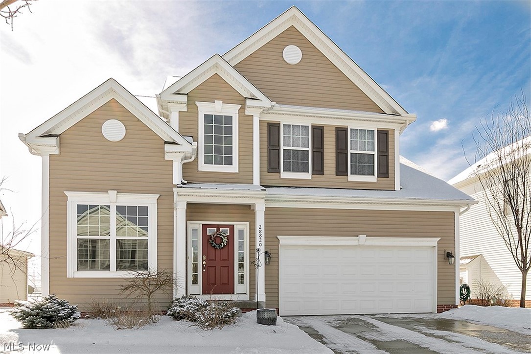 Just like new construction! Built in 2013 with custom designed upgrades by current owners! What buyers today are looking for...  wide open floor plan, white trim moldings, pillars,  hardwood floors throughout the 1st floor and  beautiful painted wall colors! Upgraded kitchen offers high end stainless appliances, granite counters, center island, dark wood cabinets, gas range w/ exterior vented hood, under cabinet lighting, & large pantry! Kitchen completely opens to great room which features a gas fireplace & wall of windows! A sun room off kitchen currently being used as a light filled eat in area! Slider w/ steps down to  brick patio opens to fabulous back lot! Enjoy year round views of the Glenwillow neighborhood park, playground & ball field in your own back yard! Spacious mud room with built in seating w/ coat hangers leads to garage entry and 1st floor laundry. French doors close off a front den / office. Two story light filled foyer with staircase to 2nd floor. Master suite offer