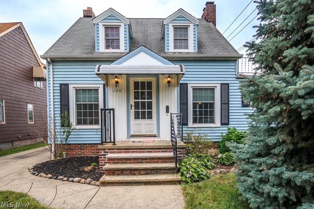 Welcome to this charming Cape Cod with Lake Erie access, offering an excellent opportunity as a primary
residence, weekend retreat, or turnkey short-term investment property! Located in a quiet tree-lined neighborhood next to
Cleveland Clinic Euclid Hospital, this home is already licensed with the city as a rental home and is ideal for traveling professionals, medical visits, or guests looking to enjoy Cleveland and the lakefront. Inside, you’ll find a warm and inviting living room with a fireplace, beautiful hardwood flooring, a spacious dining room, and a kitchen with a breakfast bar. Upstairs features two bedrooms, an additional nursery or office space and full bath. The basement adds extra potential with a second fireplace and space for a future rec room or additional living area. Basement also has laundry area and roughed in full bathroom for future upgrade opportunities. Recent improvements include newer windows, furnace, and dryer. Enjoy being just down the road from Lake Erie while remaining close to restaurants, shopping, and quick access to Downtown Cleveland via I-90. Currently operating as a successful Airbnb with 238 booked days in 2025 and on pace to meet in 2026. Excellent investment opportunity! Home warranty transferable! Call today for your private showing as this won’t last long!