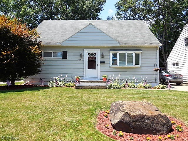 Invitingly Priced! Move into this well cared for 3 bedroom Cape that offers a theater system located in  the water proofed  rec room lower level. Enjoy the all appliance kitchen as well as the lovely hardwood floor in the living room and dinning area. The master bedroom offers a deep walk-in closet and beautiful hardwood floors. The two car garage has a loft for extra storage There is plenty of space for family and friends to enjoy outside entertainment. Windows 2002,
garage door 2008, 6 panel doors 2010.Put this on your must see list of homes to preview.
