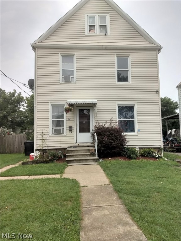 Nice 3 bedroom, 1 bath Colonial with detached 1 car garage.  Being sold "As Is Condition".