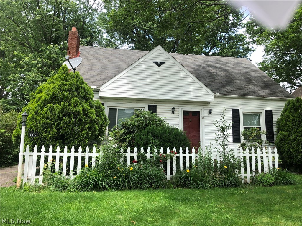 Great little cape code, well maintained by owner. Located in the heart of Cuyahoga Falls, near retail, restaurants, parks, and schools. This quaint home even has the white picket fence in the front. Semi modern updated galley style kitchen with dishwasher. Eating area/ dining area off the kitchen, living room with fireplace. Perfect home for the needing first floor living, two bedrooms and bathroom on main floor.  Upstairs bedroom expanding length of the home. Half finished basement with bar. Semi fenced in a back yard with a covered patio. Application fee $35 per adult, application online.