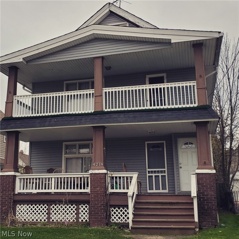 An amazing opportunity to add to your portfolio in the Old Brooklyn area!  Both units are rented out by great tenants.   Property boasts a fireplace plus beautiful woodwork and glass in each unit. Spacious front porch areas make for wonderful outdoor entertaining.  Ample space with many cabinets and closets for storage are a highlight of this property.   If more storage is needed, property contains a walk up third floor with  plenty of storage space.  All appliances stay.  Minutes from downtown and close to major highways.  This will not last long.