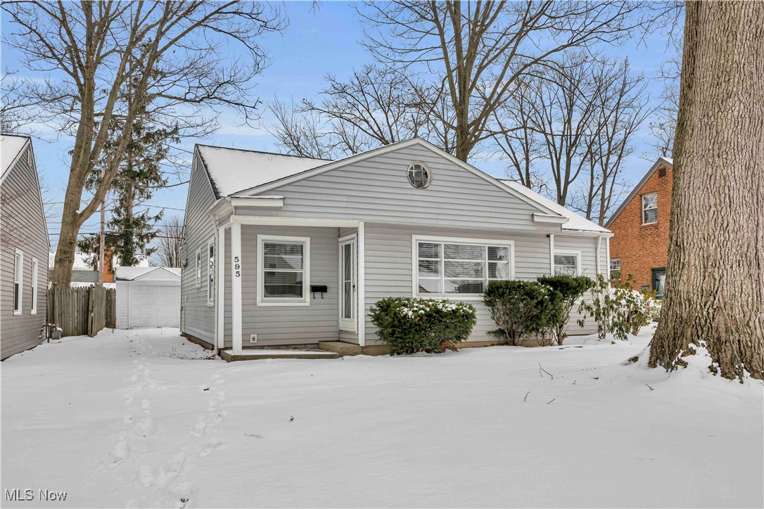 Welcome home to 595 Oakmoor Ave in Bay Village.   Situated on a charming street in Bay Village this 3-bedroom, one bathroom home is waiting for you!   Step inside and enjoy the easy flowing floor plan.  The light-filled living spaces create a welcoming atmosphere, perfect for everyday living.  The kitchen provides ample cabinet space and functionality, flowing nicely into the main living areas. Three well-sized bedrooms offer flexibility for family living, guests, or a home office, while the full bathroom is conveniently located to serve the home.  Some notable updates include fresh paint, flooring, hot water tank and a newer furnace.   Whether you are a first-time home buyer, looking to downsize or for your next investment property this home could be a perfect fit.    A wonderful opportunity to own in one of the Westside’s most sought-after cities.  Close to shopping, dining, beaches, parks and top rated schools.  Come see all Bay Village has to offer-schedule your private showing today!