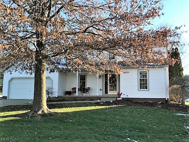 This attractive 3 bedroom home sits on a nice cul-de-sac, with a welcoming front porch, and a spacious, well maintained yard.  The current homeowners knew the moment they walked in this home 23 years ago - this was the home they were searching for!  And you will too!  The family room with a gas fireplace is the "heart" of the home, (get ready for cozy winter nights...).  The formal living room opens from the family room and gives plenty of living space.  There is also a formal dining room, and a nice dinette area that is perfect for informal dining.  The kitchen has updated countertops and newer appliances.  Plus, you will like looking out your kitchen window to your spacious back yard.  The dinette has sliding doors to your deck and patio, so convenient for entertaining inside and out.  Upstairs is your master bedroom suite with master bath and walk in closet.  The second bedroom is oversized with another large closet!  The third bedroom and a full main bath complete the upstairs livi