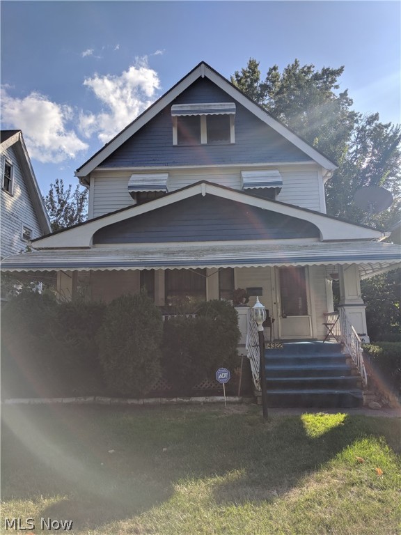 Large colonial with formal living and dining rooms. Much natural woodwork. Lift to 2nd floor. Half bath on 1st floor. Cozy front porch. Needs some repairs. To be sold as is. Estate.