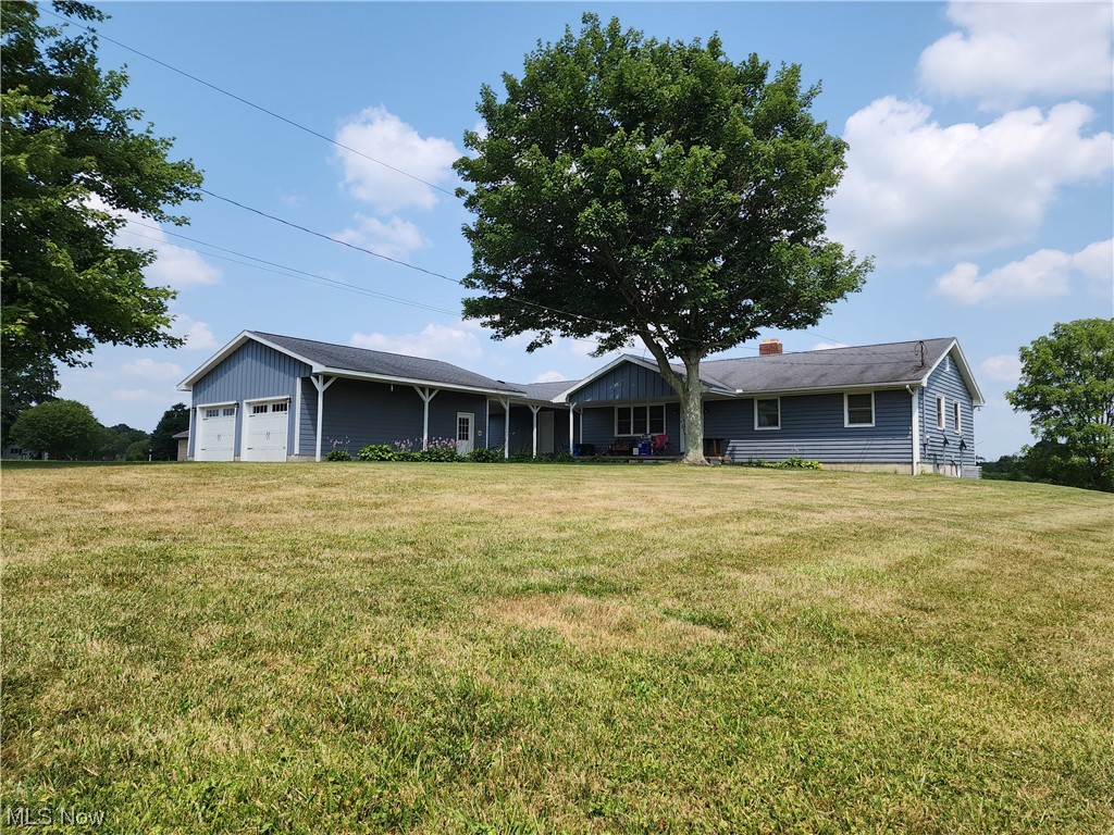 Escape to your dream home in the picturesque countryside! Presenting an exquisite 4-bedroom ranch on a nearly 1-acre lot, this stunning property has undergone a complete renovation, exuding timeless elegance at every turn. Some of the many upgrades include: Newer roof, furnace, air conditioning, electrical, kitchen, bathrooms, flooring, and septic all in 2017. Perhaps you're looking for an additional living suite? Well look no further! The Master bedroom is not only massive, but it also features 2 walk-in closets, a full bath with private laundry, and separate exterior access! Descend into the walk-out basement and discover a world of possibilities. This expansive area can be transformed into the ultimate entertainment zone, a home gym, or a place you can just get away from it all! Now is the time to seize this rare opportunity and make this meticulously renovated ranch your forever home. Don't miss out on the chance to elevate your lifestyle! (Property taxes reflect Homestead)
