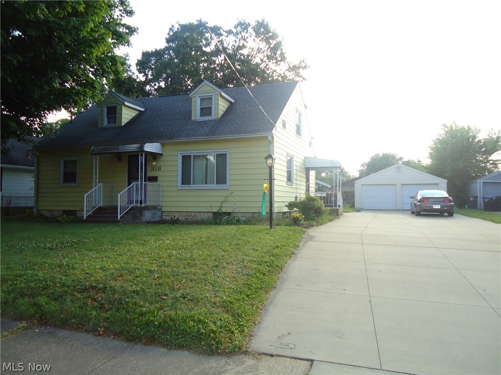 To settle estate. Spacious  4 Br/2 bath cape on double lot.  Hardwood flooring, updated electrical service & furnace (2011).  Concrete drive, big 2 car garage,  fenced yard, sunroom, 1st floor laundry, central air conditioning & more. Call today for your private showing!