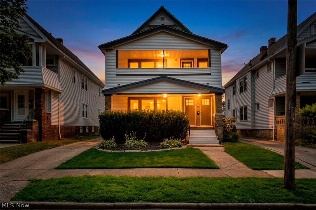 (4K Video Available)One of the finest duplex renovations to hit the Lakewood market! Completely remodeled top to bottom w/exceptional craftsmanship & premium materials, magnificent 3-story duplex offers 6 bedrooms, 3 full baths, & outstanding flexibility for both owner-occupants & investors. Move right in w/immediate occupancy & Point-of-Sale compliant. The moment you arrive, you'll appreciate extensive exterior improvements, including newer vinyl siding, energy-efficient vinyl windows, newer garage, partial driveway replacement, outstanding curb appeal, Inside, transformation is nothing short of spectacular. High ceilings, abundant windows, plus open-concept design create a bright, sun-filled interior that perfectly blends modern style w/timeless character. Stunning 42-inch Shaker-style kitchens w/granite countertops, designer tile backsplashes, premium appliances, & spacious layouts ideal for entertaining and everyday living. Beautiful custom-tiled bathrooms offer a luxurious, spa-like feel, while quality finishes throughout reflect meticulous attention to detail/enduring craftsmanship. First-floor unit offers a spacious 2-bedroom, 1-bath floor plan. Upper unit spans the second & third floors, impressive 4-bedrooms, 2-bath layout w/exceptional living space that's perfect for larger households or maximizing rental income. Each unit includes its own private laundry area for added convenience, central air conditioning provides year-round comfort. Whether you're looking to live in one unit while generating income from the other or add a turnkey, high-quality property to your investment portfolio, this exceptional duplex is a rare opportunity. Located in one of Lakewood's most desirable neighborhoods, this is truly a move-in-ready property that stands above the rest. Easy to show with immediate occupancy available!